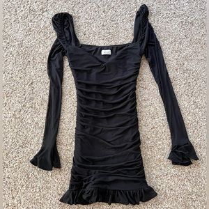 Oh Polly Black Mini Dress